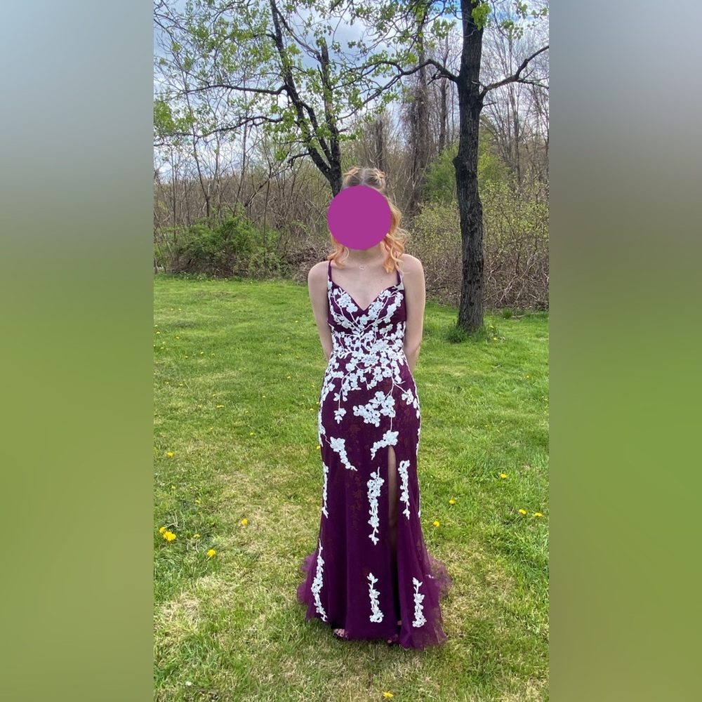 Purple prom dress
